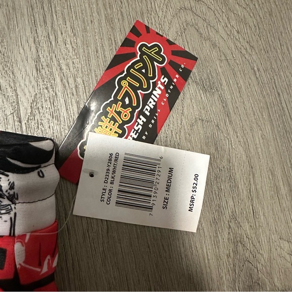 NWT FRESH PRINTS OF TOKYO BY DRILL CLOTHING Mens Anime Short Size M - Picture 5 of 9